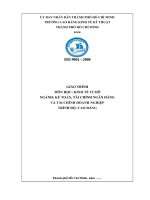 Giáo trình Kinh tế vi mô (Nghề: Kế toán, Tài chính ngân hàng, Tài chính doanh nghiệp) - CĐ Kinh tế Kỹ thuật TP.HCM