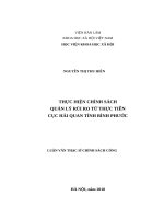 Thực hiện chính sách quản lý rủi ro từ thực tiễn cục hải quan tỉnh bình phước 