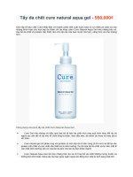 Tẩy da chết cure natural aqua gel   550,000₫
