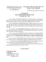 KH ngoai gio len lop 1112 THCS Tan Phuong