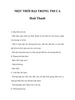 mot thoi dai trong thi ca