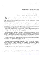 Chân dung một khu phố đông dân cư nghèo ở thành phố Hồ Chí Minh