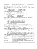 De KT HKII 1011 Hoa lop 9 Chinh thuc