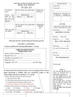 [VIP] Trọn bộ 157 đề thi HSG Tiếng Anh 9 có đáp án và file nghe