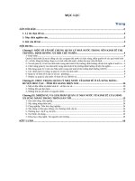 Tiểu luận Quản lý nhà nước về kinh tế của chính quyền xã