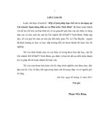 Một số giải pháp hạn chế rủi ro tín dụng tại chi nhánh ngân hàng đầu tư và phát triển ninh bình 