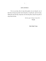 Giải pháp phát triển bền vững các làng nghề trên địa bàn huyện quốc oai, thành phố hà nội  luận văn thạc sỹ kinh tế 