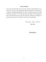 Nghiên cứu đánh giá ảnh hưởng biến đổi khí hậu và phát triển kinh tế đến khả năng lấy nước của cống ngọc trại thuộc hệ thống thủy lợi bắc hưng hải 