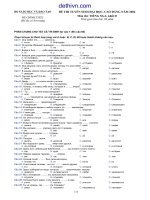 Đề thi đại học cao đẳng môn Tiếng Nga khối D năm 2006 | dethivn.com