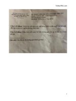 Đề thi cuối học kỳ I năm học 2018-2019 môn Triết học Mác - Lênin - ĐH Khoa học Xã hội và Nhân văn