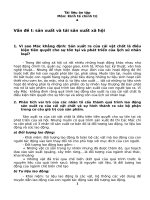 ÔN TẬP KINH TẾ CHÍNH TRỊ