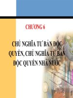 Bài giảng Những nguyên lý cơ bản của chủ nghĩa Mác - Lênin: Chương 6 - Nguyễn Khánh Vân