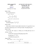 de thi hoc ky 2 toan 8