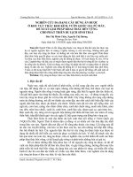 Nghiên cứu đa dạng cây rừng ăn được ở khu vực thác Khe Kèm, Vườn Quốc gia Pù Mát, đề xuất giải pháp khai thác bền vững cho phát triển du lịch sinh thái