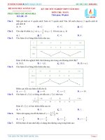 19  đề phát triển đề thi minh họa 2020 2021   nhóm WORD toán   đề số 19 