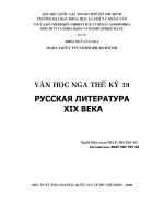 Giáo trình Văn học Nga thế kỷ 19: Phần 1 - Phạm Thị Thu Hà (Khoa Ngữ văn Nga - ĐH KHXH&NV TP.HCM)
