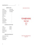 Toàn tập về Văn kiện Đảng (Tập 33): Phần 1