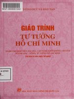 Giáo trình Tư tưởng Hồ Chí Minh (tái bản có sửa chữa, bổ sung): Phần 1