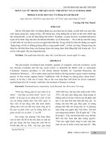 Nhân vật nữ trong truyện ngắn “Tre rừng” của Lynh Bacardi