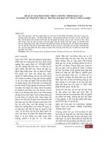 Đề xuất giải pháp phát triển chương trình đào tạo tại khoa Sư phạm Kỹ thuật, trường Đại học Kỹ thuật Công nghiệp
