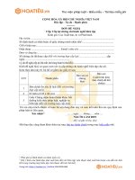 cấp lại chứng chỉ hành nghề biên tập - HoaTieu.vn