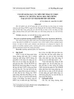 Vấn đề giảng dạy các môn thể thao tự chọn trong các trường trung học phổ thông ở quận Gò Vấp, Thành phố Hồ Chí Minh