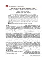 Sử dụng tác phẩm văn học trong hoạt động hướng dẫn trẻ mẫu giáo 5-6 tuổi khám phá khoa học