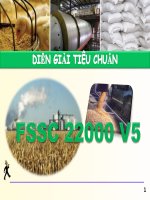 Diễn giải tiêu chuẩn FSSC 22000 ver 5