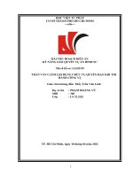 Trần Văn Cảnh lợi dụng chức vụ quyền hạn khi thi hành công vụ (Tiểu luận môn học)