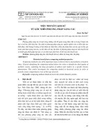 Tiểu thuyết lịch sử từ góc nhìn phương pháp sáng tác