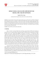 Hình tượng con người chối bỏ đô thị trong tiểu thuyết Đỗ Phấn