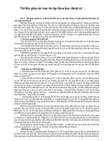Tài liệu giúp các bạn ôn tập khoa học chính trị