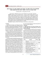 Khai thác tư liệu trong dạy học văn học dân gian Khmer theo định hướng phát triển năng lực học sinh