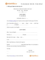 Tải Mẫu quyết định thôi việc và những thông tin quan trọng - HoaTieu.vn