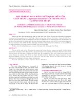 Một số bệnh nguy hiểm thường gặp trên tôm chân trắng (Litopenaeus Vannamei) nuôi thương phẩm tại tỉnh Ninh Thuận