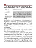 Nhu cầu học ngoại ngữ: Nghiên cứu trường hợp nhu cầu học tiếng Nhật của sinh viên trường Đại học Bách khoa Hà Nội