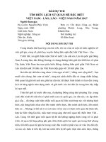 Bài dự thi: Tìm hiểu lịch sử quan hệ đặc biệt Việt Nam - Lào, Lào - Việt Nam năm 2017 - Nguyễn Phúc Vinh