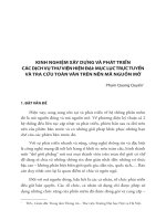 Kinh nghiệm xây dựng và phát triển các dịch vụ thư viện hiện đại: Mục lục trực tuyến và tra cứu toàn văn trên nền mã nguồn mở