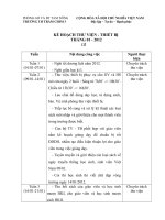 Ke hoach thang 012012