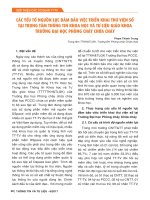 Các yếu tố nguồn lực đảm bảo việc triển khai thư viện số tại Trung tâm Thông tin Khoa học và Tư liệu Khoa giáo Trường Đại học Phòng cháy Chữa cháy