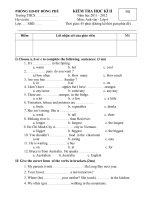 HD cham mon Anh 6 HK II nam hoc 2011 2012