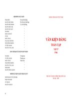 Toàn tập về Văn kiện Đảng (Tập 27): Phần 1