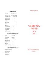 Toàn tập về Văn kiện Đảng (Tập 25): Phần 1