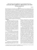 Tóm tắt kết quả đề tài nghiên cứu và các công bố liên quan về: Làm giàu rừng khộp suy thoái bằng cây tếch (tectona grandis L.F.)