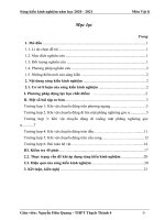 Giúp học sinh phát triển tư duy, tạo hứng thú học tập môn vật lí thông qua việc áp dụng phương pháp động lực học chất điểm để giải các bài tập cơ học   vật lí 10 tại trường THPT thạch thành 4 