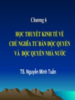 Bài giảng Những nguyên lý cơ bản của chủ nghĩa Mác - Lênin: Chương 6 - TS. Nguyễn Minh Tuấn