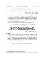 Vận dụng phương pháp thảo luận nhóm trong dạy học lịch sử lớp 6 ở trường trung học cơ sở phát triển phẩm chất và năng lực của học sinh