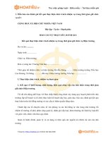 Tải Mẫu báo cáo đánh giá kết quả thực hiện chức trách nhiệm vụ trong thời gian giữ chức vụ - HoaTieu.vn