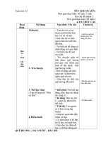 giáo án chủ nhiệm tuần 32