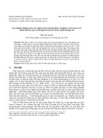 Xác định trọng số các nhân tố ảnh hưởng và phân cấp nguy cơ cháy rừng tại Vườn Quốc gia Pù Mát, tỉnh Nghệ An